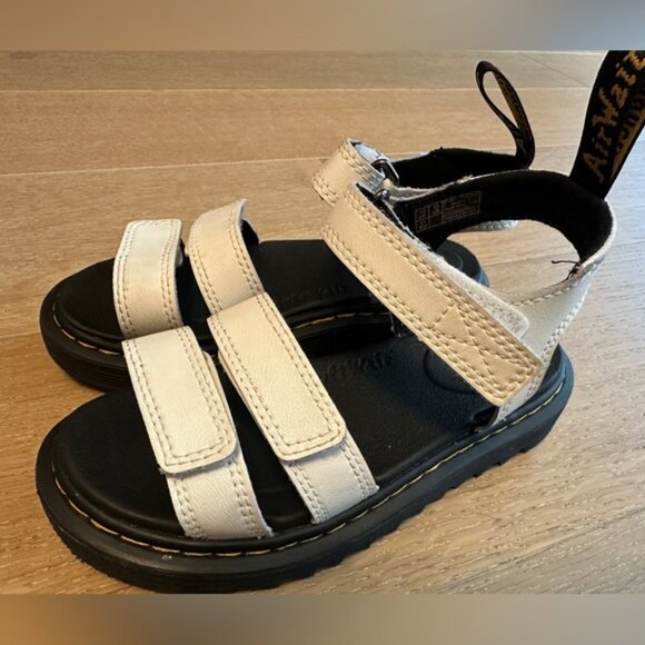 Dr. Martens Klaire Sandals – White – Youth Size 13 - Picture 3 of 7
